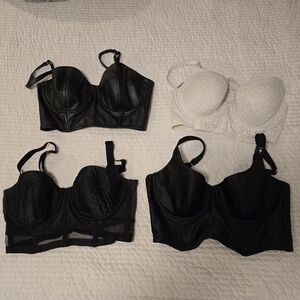 Victoria's Secret Black and White Bra Collection